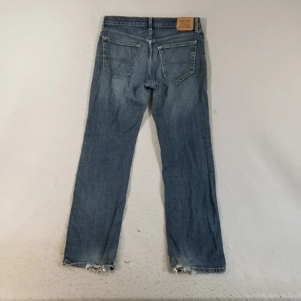 Levi's‎ Signature jeans men's 34x 34 relaxed straight blue stretch denim pants